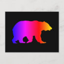 Search for bear silhouette postcards For her