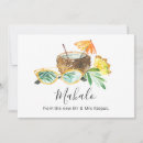 Recherche de boisson tropicale vœux cartes Hawaïen