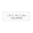 Search for writer return address labels Simple