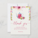 Search for party time thank you cards Tea bridal shower
