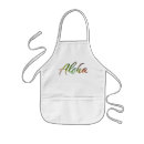 Search for aloha print aprons Luau