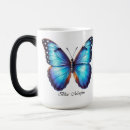 Search for morpho butterfly mugs Illustration