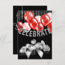 Search for red balloon invitations Glitter