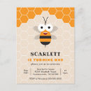 Recherche de abeille heureuse invitations Enfants