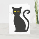 Search for black cat thank you cards Scary
