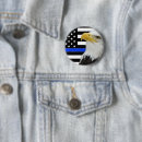 Search for american flag buttons Police
