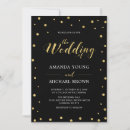 Search for gold typography wedding invitations Formal