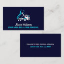 Search for junk removal business cards Hauling