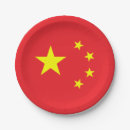 Search for china paper plates Chinese flag