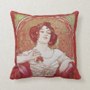 Recherche de alphonse mucha coussins Rétro