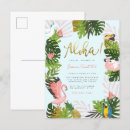 Search for aloha party invitations Flamingo