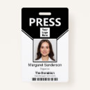 Search for security pass badges Media outlet