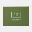 Search for olive green doormats Stylish