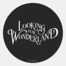 Search for through the looking glass stickers Wonderland