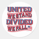 Search for united we stand stickers Divided we fall