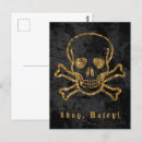 Search for pirate flags postcards Black