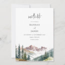 Search for mountain save the dates Minimalist