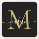Recherche de gold dessous de verres Monogramme