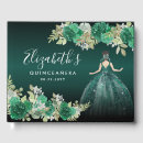 Search for emerald green guest books Floral