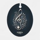 Search for music ornaments Silver