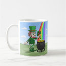 Search for cute leprechaun mugs Rainbow