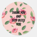 Search for thanks to god stickers Thank you