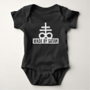 Search for pentagram baby clothes Satanic