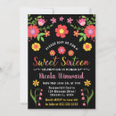 Search for fiesta sweet 16 invitations Floral