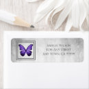 Search for grunge return address labels Purple
