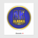Recherche de l alaska voiture autocollants Drapeau de l'alaska