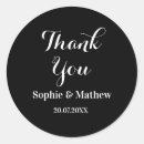 Recherche de thank you wedding stickers Script