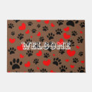 Search for heart doormats Paw pattern