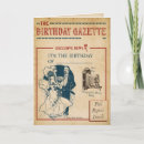 Search for vintage birthday cards Illustration