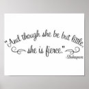 Search for though she be but little posters Quotes