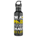 Search for graduation water bottles Phd