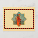 Search for antique santa christmas cards Red