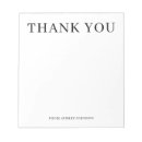 Search for thank you notepads Minimalist