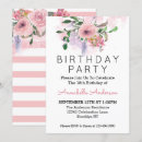 Search for floral 18th birthday invitations Watercolor