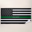 Search for military beach towels Thin green line