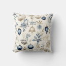 Search for blue christmas throw pillows White