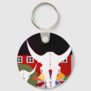 Recherche de crâne rouge porteclés Jaune