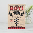 Search for lumberjack baby shower invitations Winter