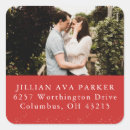 Search for red return address invitations Simple