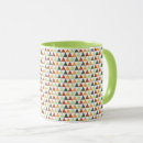 Recherche de triangle multicolore tasses Géométrique