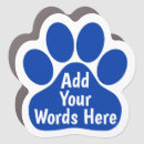 Search for dog bumper stickers pawprint