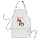 Search for red fox aprons Cartoon