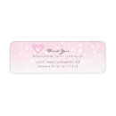 Search for wedding thank you return address labels Black