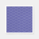 Recherche de motifs japonais serviettes Bleu