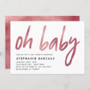Search for glam baby shower invitations Modern