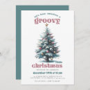 Search for teal christmas invitations Retro